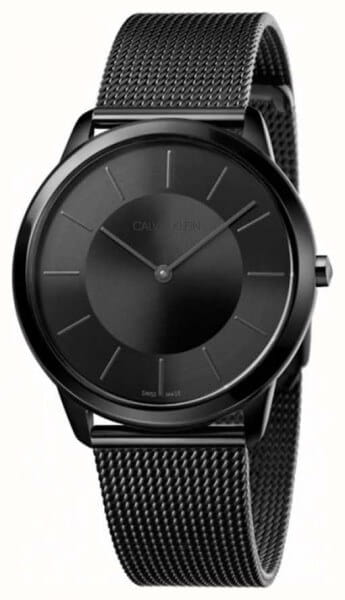 Calvin Klein Uhr minimal K3M214B1 Schwarz 40 mm