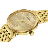 Rado Florence Diamonds Diamanten Gold Uhr Damen 30mm Quarz Jubile R48915903 Detail