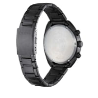 Citizen Eco-Drive Solar Herrenuhr Chrono 41mm mit schwarzem Edelstahl Metall-armband