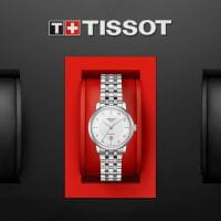 Tissot Carson Premium Automatic Lady Damenuhr Silber mit Diamanten T122.207.11.036.00 Box