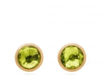 Marco Bicego Ohrringe Jaipur Gold mit grünen Peridot Edelsteinen OB957-PR01