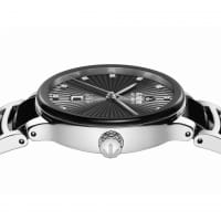 Rado Centrix Jubile Automatik Diamonds 30,5 mm Damen Uhr Schwarz Silber Keramik R30020742 Seite