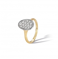 Marco Bicego Ring Lunaria Mini mit Diamanten Pavé AB578 B YW