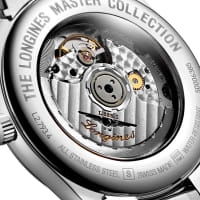 Longines Master Collection 40mm Grün römische Ziffern Edelstahl-Armband Herrenuhr L2.793.4.09.6 Boden