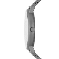 Skagen Uhr Herren Anthrazit 40mm Edelstahl-Armband Quarz Signatur SKW6913 Detail