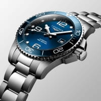 Longines HydroConquest 43mm blau Keramik Automatik Herren Uhr L3.782.4.96.6 Armband