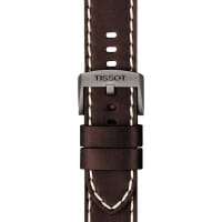 Tissot Chrono XL blau Leder-Armband braun Herrenuhr Chronograph 45mm T116.617.36.047.00 Armband