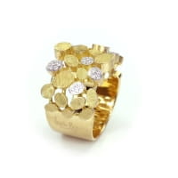 Luisa Rosas Ring Gold mit Diamanten BE LRBE008 Detail