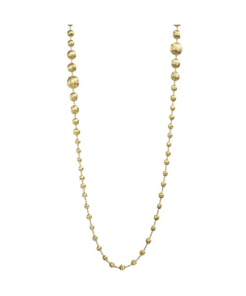 Marco Halskette Bicego Africa Collier mit Perlen aus Gold 18 Karat CB1417  | UHREN01