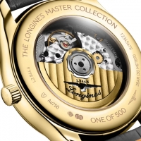  Longines Master Collection GMT Graues Lederarmband Herren Uhr 40mm L2.844.6.71.2 Boden 2