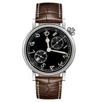 Longines Avigation Watch Type A-7 1935 schwarzes Zifferblatt 41mm L2.812.4.53.2