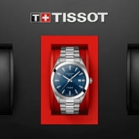 Tissot Gentleman Titanium Herrenuhr Quarz 40mm Blau T127.410.44.041.00