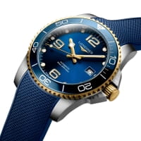 Longines HydroConquest Automatic 41mm Blau Bicolor Kautschuk-Armband L37813969