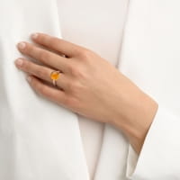 BIGLI Mini Sweety Ring Rosegold mit Diamant Madeira Citrin Perlmutt 20R88Rmcmp Model