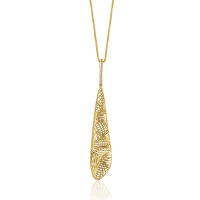 Luisa Rosas Halskette mit Anhänger Gold mit Diamanten Tribe LRTR076