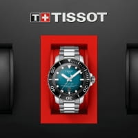 Tissot Seastar 2000 Professional Powermatic 80 Taucheruhr 46mm Türkis T120.607.11.041.00 Box