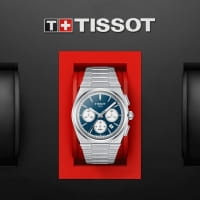 Tissot PRX Chronograph Automatik Herrenuhr Blau 42mm T137.427.11.041.00 Box