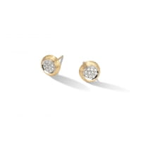 Marco Bicego Jaipur Link Ohrringe Gold mit Diamanten Pavé OB1377 B YW