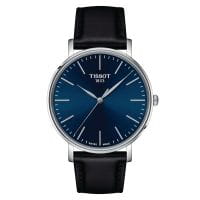 Tissot Everytime Gent 40mm Blau Leder-Armband Quarz Herrenuhr T143.410.16.041.00