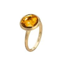 Marco Bicego Ring mit Citrin Edelstein Gold 18 Karat Jaipur Color AB586 QG01 Y