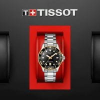 Tissot Seastar 1000 Quarz 36mm Uhr Damen Herren Schwarz T120.210.21.051.00 Box