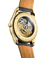 Longines Master Collection GMT Graues Lederarmband Herren Uhr 40mm L2.844.6.71.2 Boden