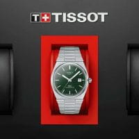 Tissot PRX Powermatic 80 Herrenuhr 40mm Grün Edelstahl-Armband T137.407.11.091.00 Packung