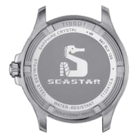 Tissot Seastar 1000 Herrenuhr Bicolor 40mm Zifferblatt Schwarz Quarz T120.410.22.051.00 Boden