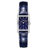 Longines DolceVita Damen Blau Leder-Armband 32mm Quarz L5.255.4.93.2 | Uhren01