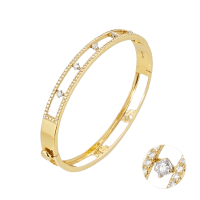 Ponte Vecchio Gioielli Sirio Armband 18 Karat Gelbgold mit Diamanten 1,05 ct. CB1770BRY Soldat