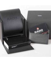 Rado Integral Eckige Damenuhr mit Keramik Armband Schwarz &amp; Gold Quartz 22 x 33mm R20845162