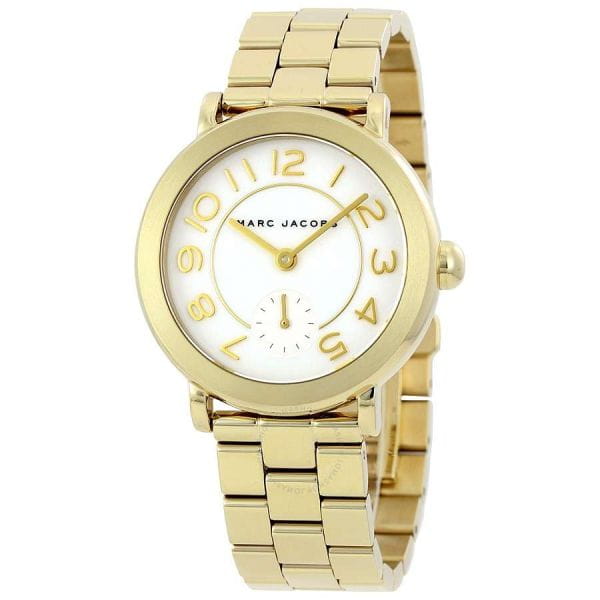 Marc Jacobs Riley Gold-farbene Damen-Uhr MJ3470