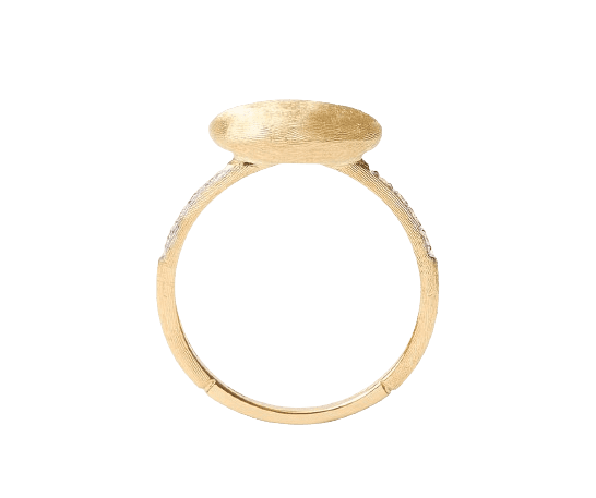 Marco Bicego Ring mit ovalem Elemend und Brilliantbesatz AB609 B YW Q6 Soldat