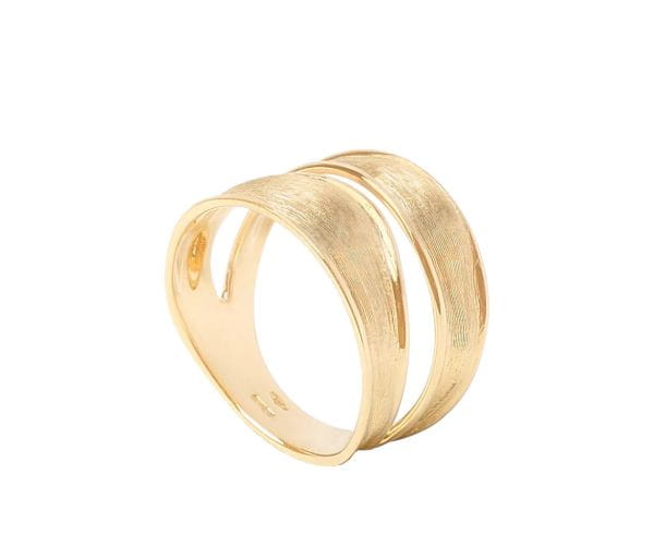 Marco Bicego Ring Lunaria AB625 Y Doppelband-Ring 18 Karat Gold