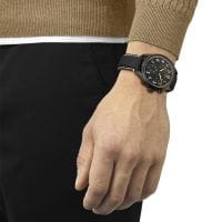 Tissot Chrono XL Vintage Quarz 45mm Schwarz Leder-Armband Herrenuhr T116.617.36.052.02 Model