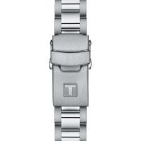 Tissot Seastar 1000 Quarz 36mm Uhr Bicolor Schwarzes Zifferblatt T120.210.22.051.00 Schliesse