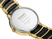 Rado Centrix Diamonds 39,5 mm Herren Damen Uhr Bicolor Gold Schwarz Jubile R30022712 Boden