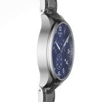 Tissot Chrono XL Classic blau silber Edelstahl-Armband Herrenuhr Chronograph 45mm T116.617.11.047.01