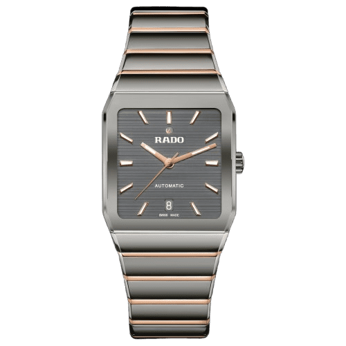 Rado silver tone & grey automatic watch sale