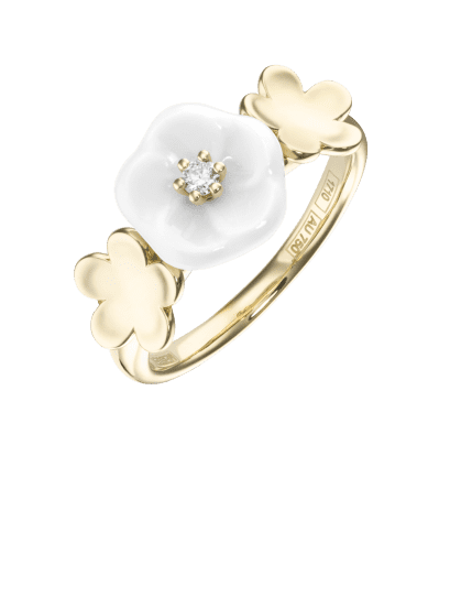 Meissen Ring 3 Blüten Royal Blossom MPJ10BL38600