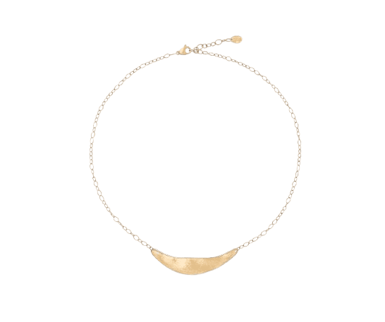 Marco Bicego Lunaria Halskette mit zentralem Element 18 Karat Gelbgold CB2614 Y 02 Detail