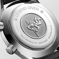 Longines Legend Diver Watch Blau Taucheruhr Automatik L3.774.4.90.2 Boden