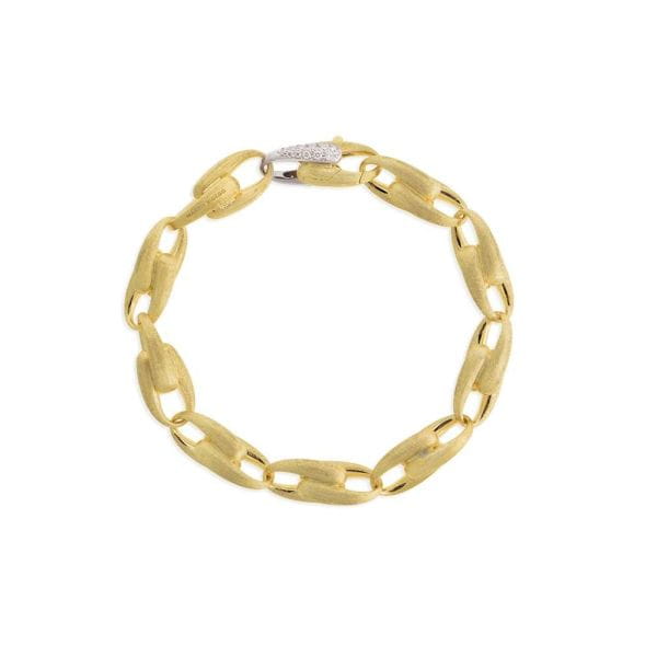 Marco Bicego Armband Lucia Armkette mit breiten Gliedern aus Gold 18k und Diamanten BB2374-B | UHREN01