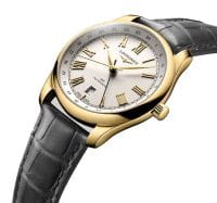 Longines Master Collection GMT Graues Lederarmband Herren Uhr 40mm L2.844.6.71.2 Detail1
