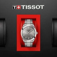 Tissot Gentleman Titanium Herrenuhr Quarz 40mm Grau T127.410.44.081.00