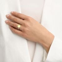 BIGLI Mini Sweety Ring Rosegold mit Diamant Zitronenquarz Perlmutt 20R88Rlqmp Model