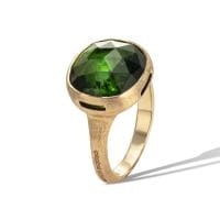 Marco Bicego Ring mit grünem Turmalin Edelstein Gold 18 Karat Jaipur Color AB617 TV01 Y