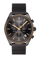 Tissot PR 100 Chronograph Herren Uhr grau anthrazit Milanaise Armband T101.417.23.061.00 | UHREN01