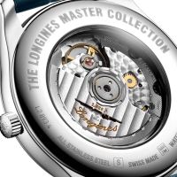 Longines Master Collection 42mm Blau Edelstahl-Armband L2.893.4.92.6 Boden