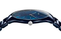 Rado True Thinline Blau Keramik Uhr Damen &amp; Herren 39mm Quarz Nature Kollektion Wasser R27005902